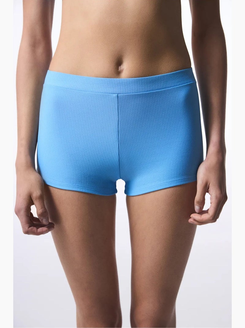 Parte de baixo de biquíni boxer bubble penti Azul-céu - Kiabi
