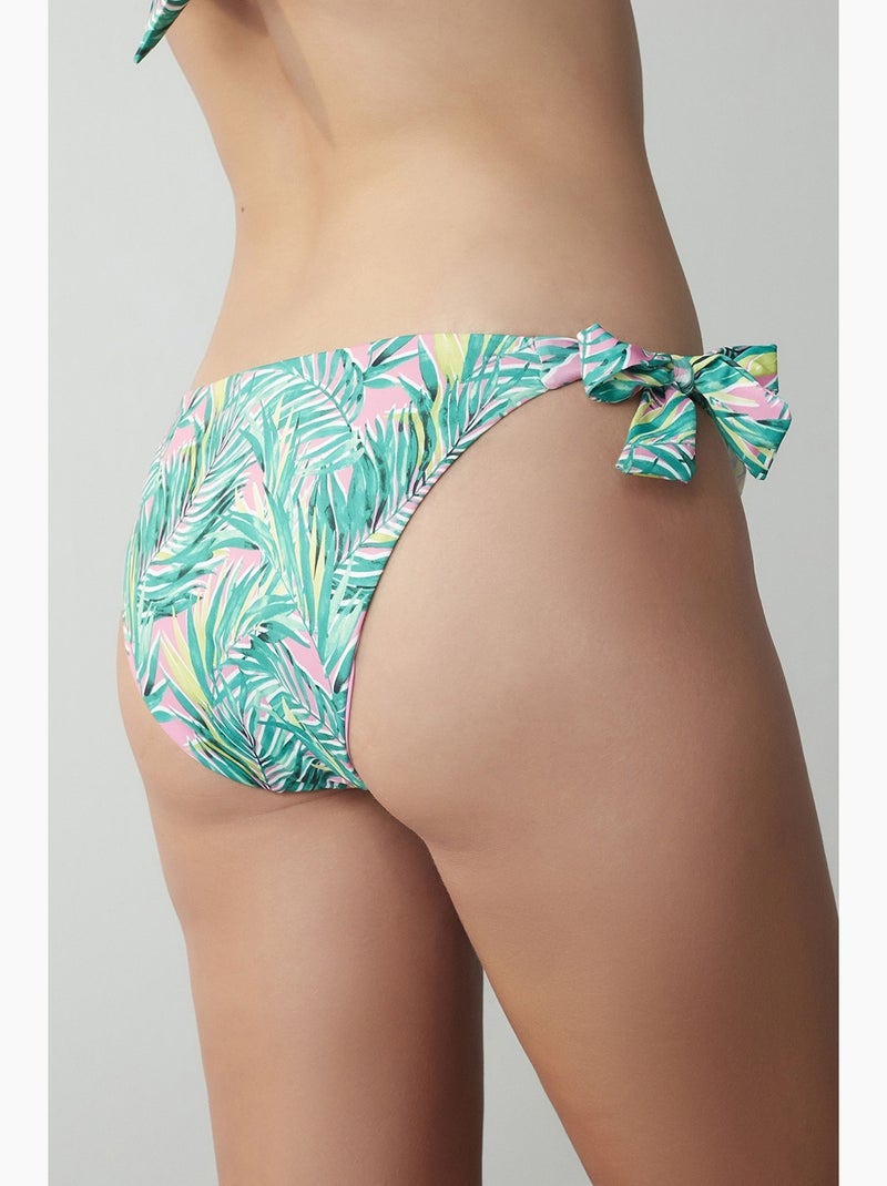 Parte de baixo de biquíni brasileira very palm neon penti Verde menta - Kiabi