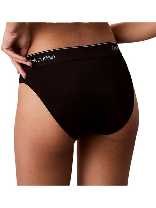 Parte de baixo de biquíni calvin klein jeans preto - Kiabi