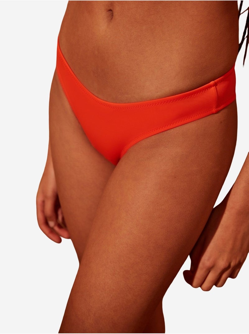 Parte de baixo de biquíni cheeky basic penti Laranja - Kiabi
