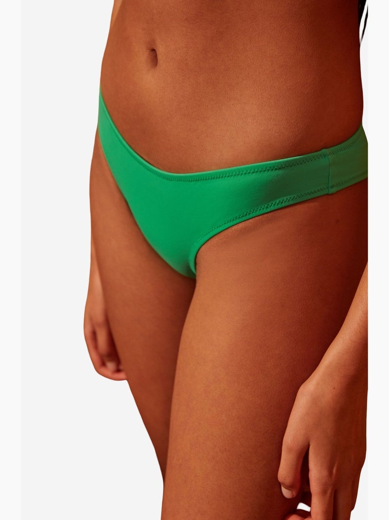Parte de baixo de biquíni cheeky basic penti Verde esmeralda - Kiabi