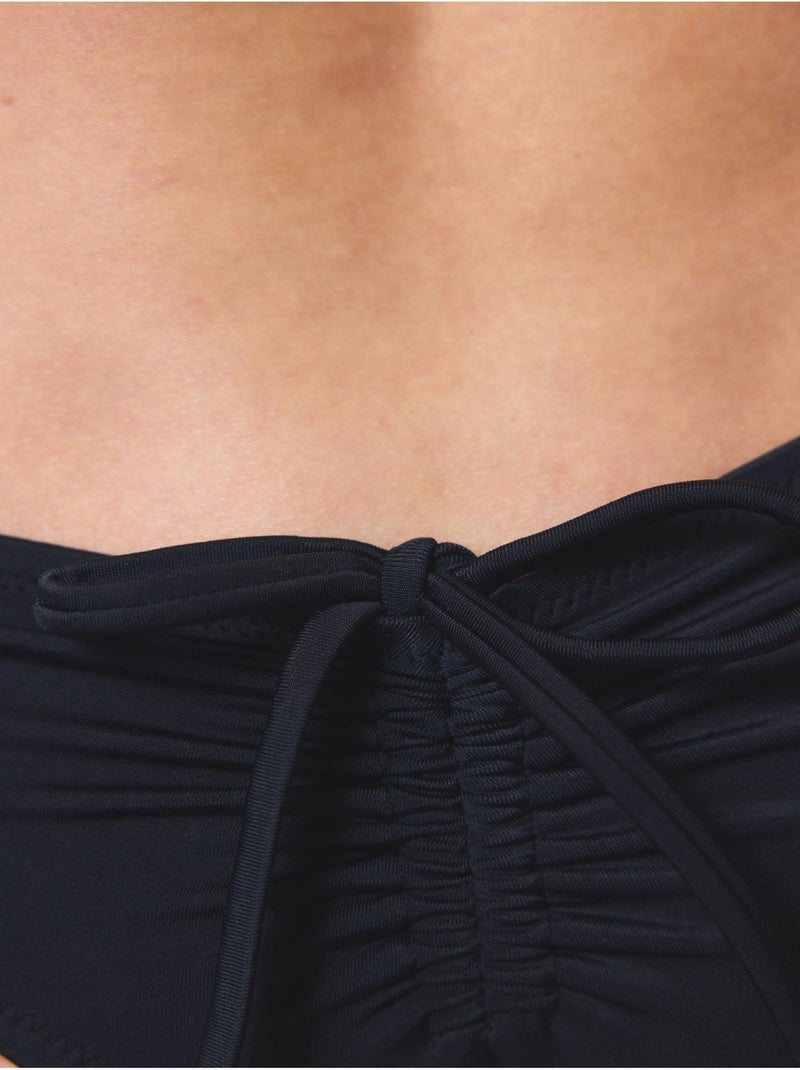 Parte de baixo de biquíni cheeky de cintura baixa penti Preto - Kiabi