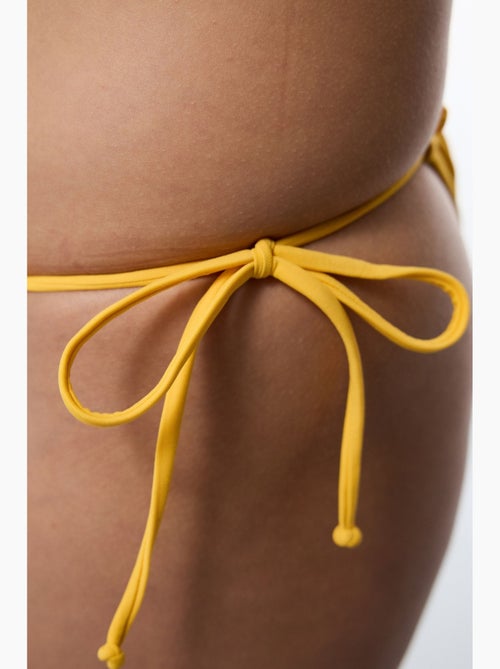 Parte de baixo de biquíni de cintura baixa com laço super frill penti - Kiabi Parte de baixo de biquíni de cintura baixa com laço super frill penti - Kiabi