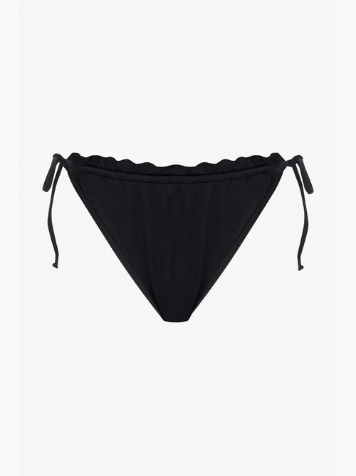 Parte de baixo de biquíni de cintura baixa com laço super frill penti - Kiabi Parte de baixo de biquíni de cintura baixa com laço super frill penti - Kiabi