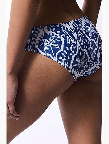 Parte de baixo de biquíni island com estampado de folhas penti