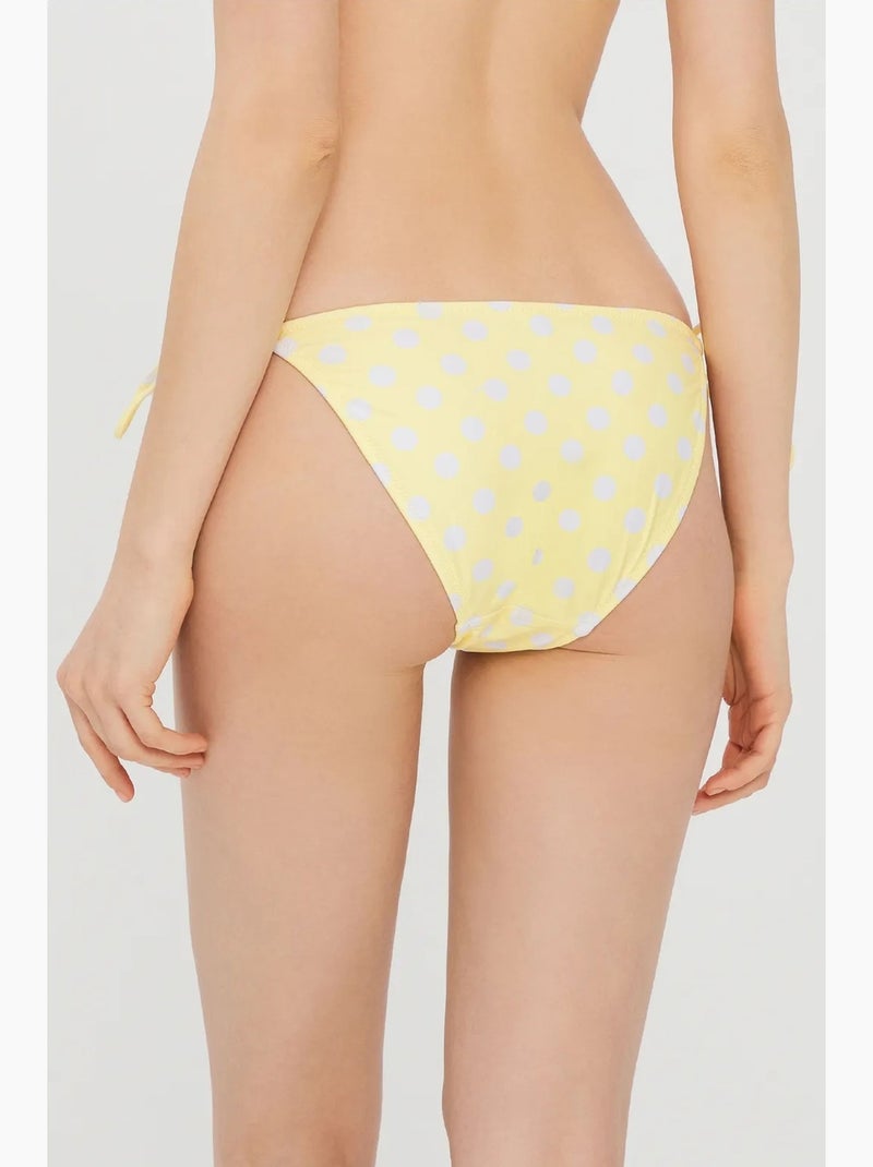 Parte de baixo de biquíni mariposa penti Amarelo-limão - Kiabi
