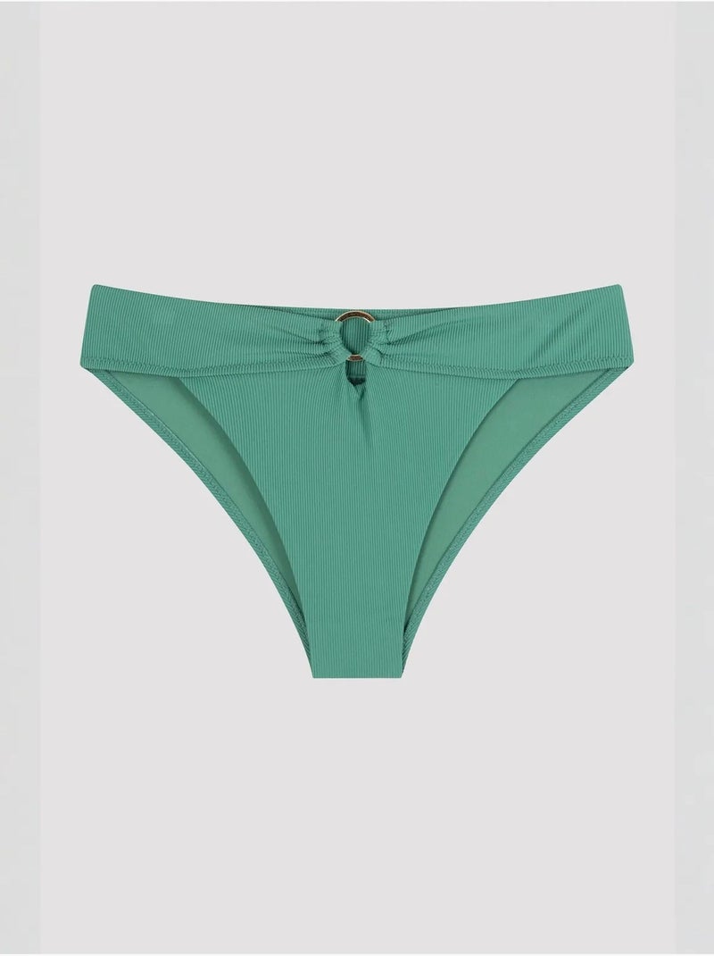 Parte de baixo de biquíni meadow com detalhe de acessório penti Verde esmeralda - Kiabi