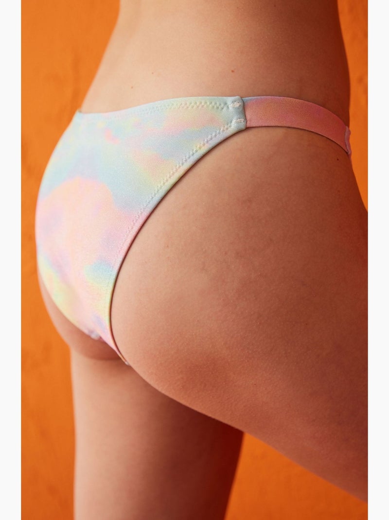 Parte de baixo de biquíni pastel brilhante bette side penti Rosa/Azul/Verde - Kiabi