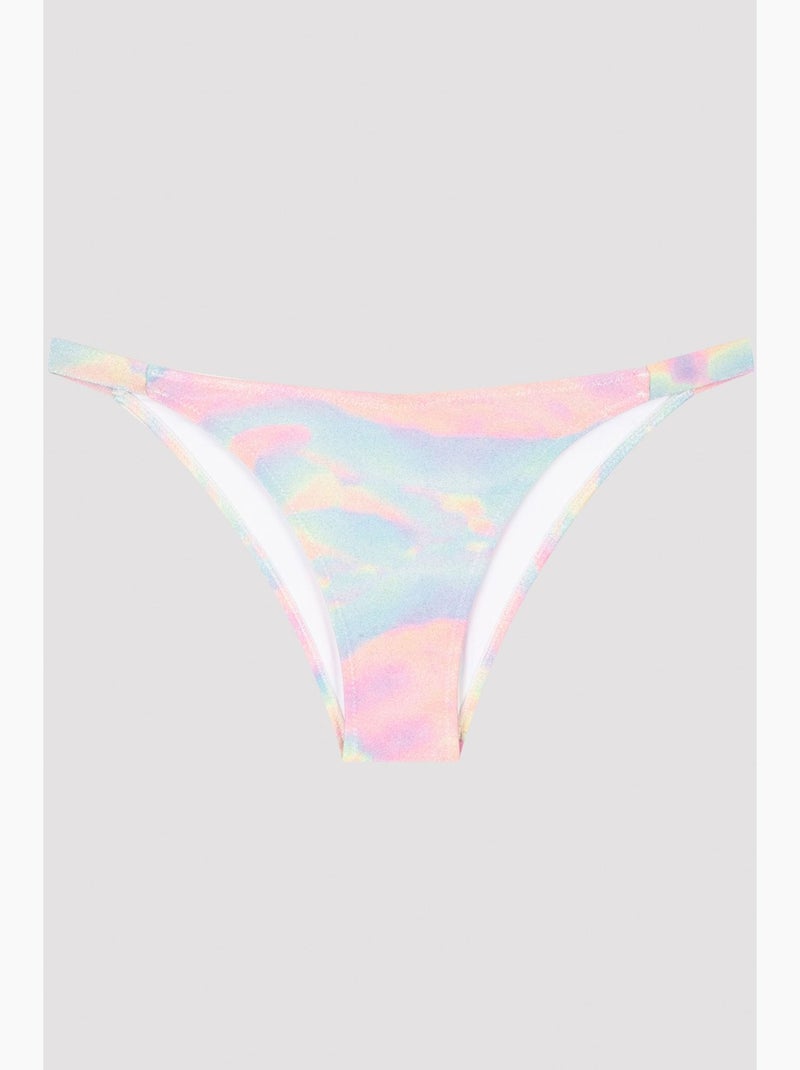 Parte de baixo de biquíni pastel brilhante bette side penti Rosa/Azul/Verde - Kiabi
