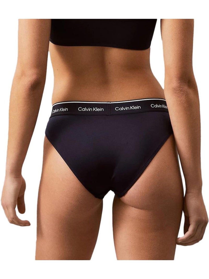 Parte de Baixo de Biquíni Preta Calvin Klein Jeans KW0KW02428 para Mulher Preto - Kiabi