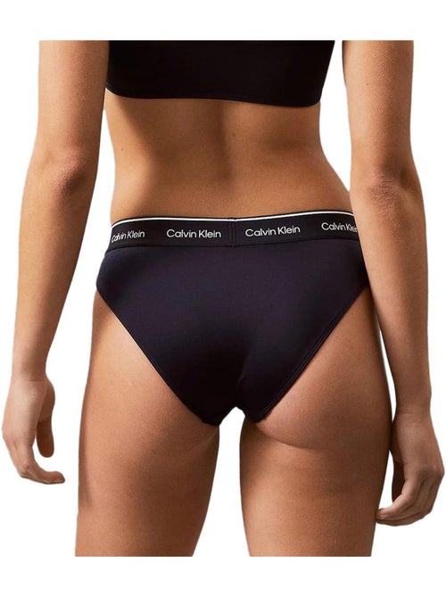 Parte de baixo de biquíni preta calvin klein jeans kw0kw02428 para mulher - Kiabi