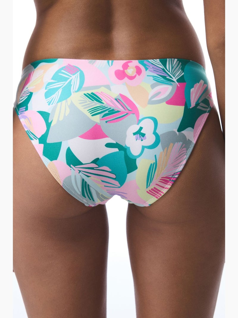 Parte de baixo de biquíni sheila floral penti Verde menta - Kiabi