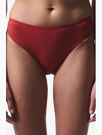 Parte de baixo de biquíni slip de cintura média penti