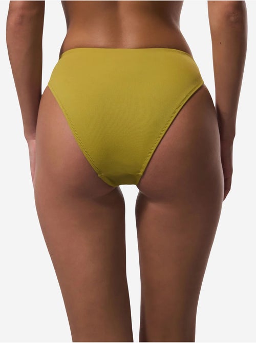 Parte de baixo de biquíni slip de cintura subida e perna alta penti - Kiabi Parte de baixo de biquíni slip de cintura subida e perna alta penti - Kiabi
