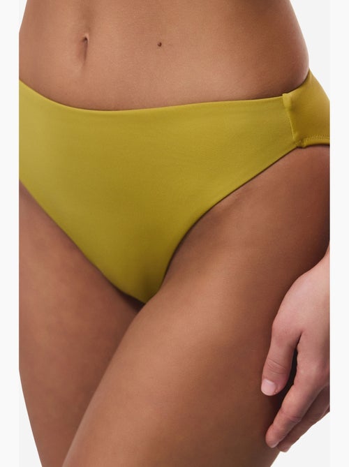 Parte de baixo de biquíni slip de cintura subida e perna alta penti - Kiabi Parte de baixo de biquíni slip de cintura subida e perna alta penti - Kiabi