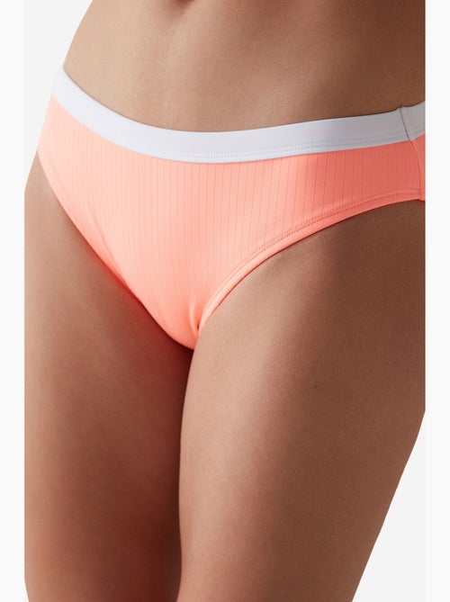 Parte de baixo de biquíni slip neon beach penti - Kiabi Parte de baixo de biquíni slip neon beach penti - Kiabi