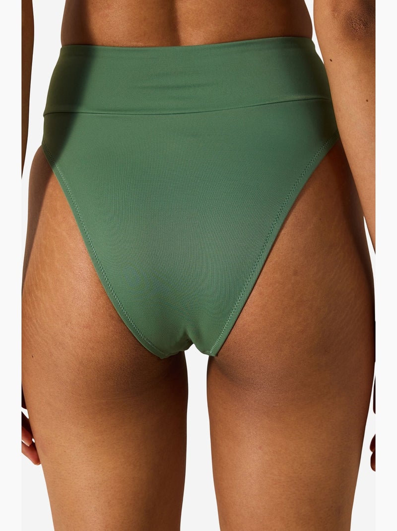 Parte de baixo de biquíni super high leg penti Verde - Kiabi