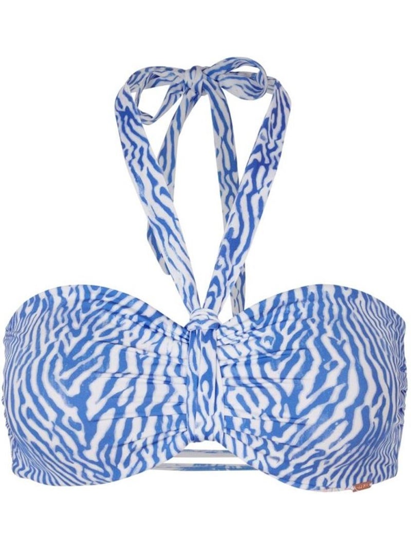 Parte de Cima de Biquíni Azul Retro O'Neill para Mulher Azul - Kiabi