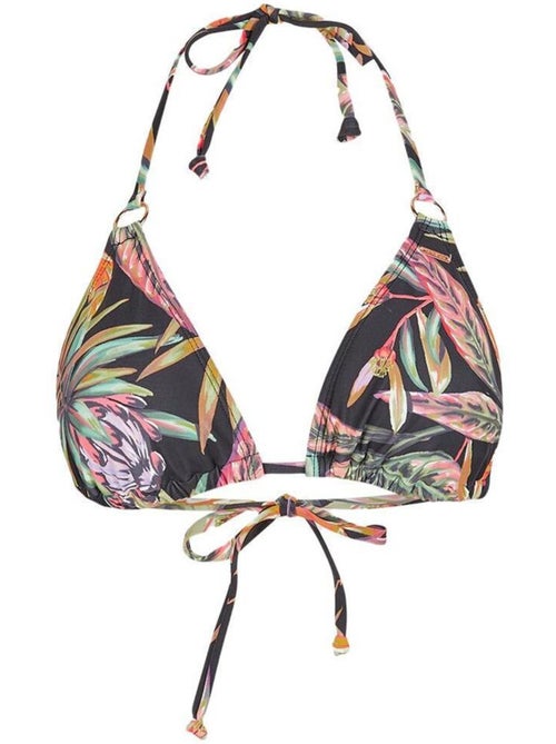 Parte de cima de biquíni preta o'neill capri para mulher - Kiabi