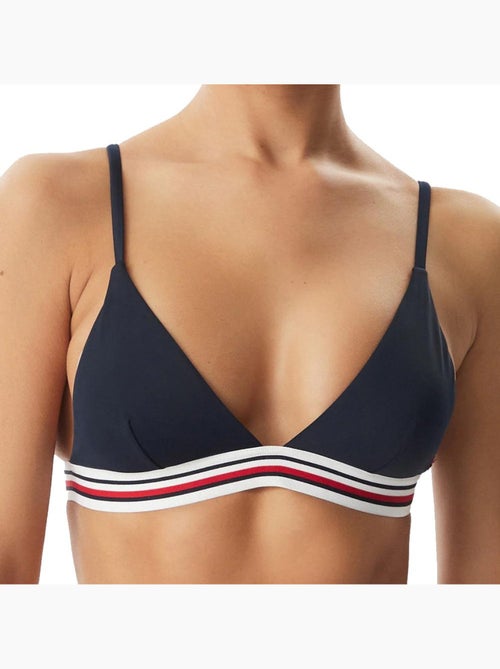 Parte de cima de biquíni triângulo tommy hilfiger marine para mulher - Kiabi Parte de cima de biquíni triângulo tommy hilfiger marine para mulher - Kiabi