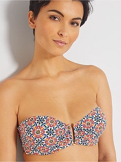 Parte de cima de fato de banho caicai com capas - Kiabi