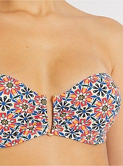 Parte de cima de fato de banho caicai com capas - Kiabi