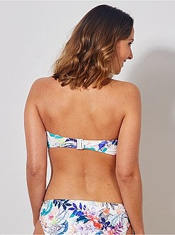 Parte de cima de fato de banho em faixa 'Sans Complexe' - Kiabi