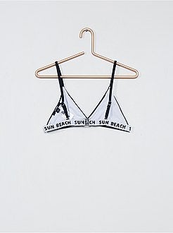 Parte de cima de fato de banho em forma de triângulo - Kiabi