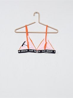 Parte de cima de fato de banho em forma de triângulo - Kiabi