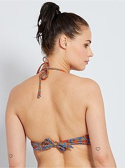 Parte de cima de fato de banho em triângulo com armação - Kiabi