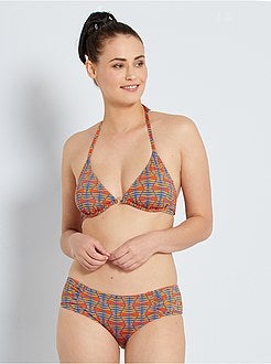 Parte de cima de fato de banho em triângulo com armação - Kiabi