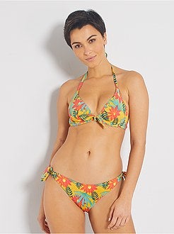 Parte de cima de fato de banho em triângulo com armação - Kiabi