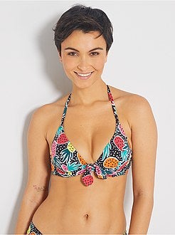 Parte de cima de fato de banho em triângulo com armação - Kiabi