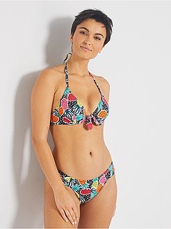 Parte de cima de fato de banho em triângulo com armação - Kiabi