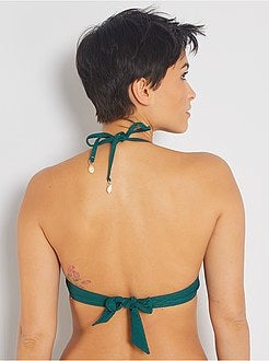 Parte de cima de fato de banho em triângulo com armação - Kiabi