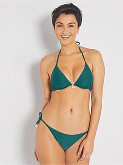 Parte de cima de fato de banho em triângulo com armação - Kiabi