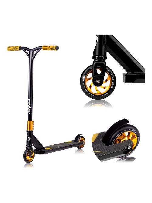 Patinete acrobático - LIONELO Whizz - Guiador largo - Rolamentos ABEC-9 - Preto - Kiabi Patinete acrobático - LIONELO Whizz - Guiador largo - Rolamentos ABEC-9 - Preto - Kiabi