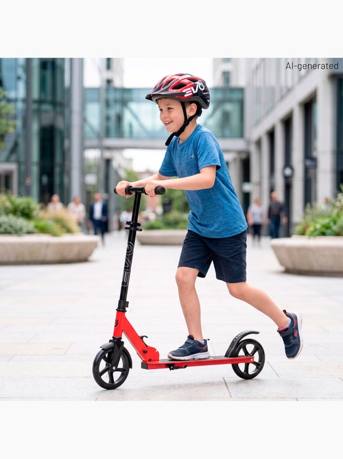 Patinete dobrável vermelho +8 anos evo - Kiabi