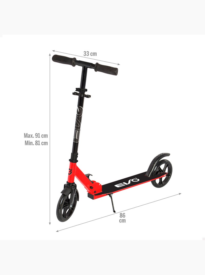 Patinete dobrável vermelho +8 anos evo Vermelho - Kiabi