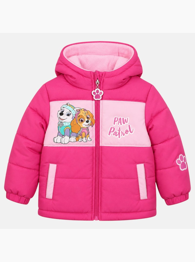 Paw Patrol - Casaco acolchoado menina estampado Rosa - Kiabi