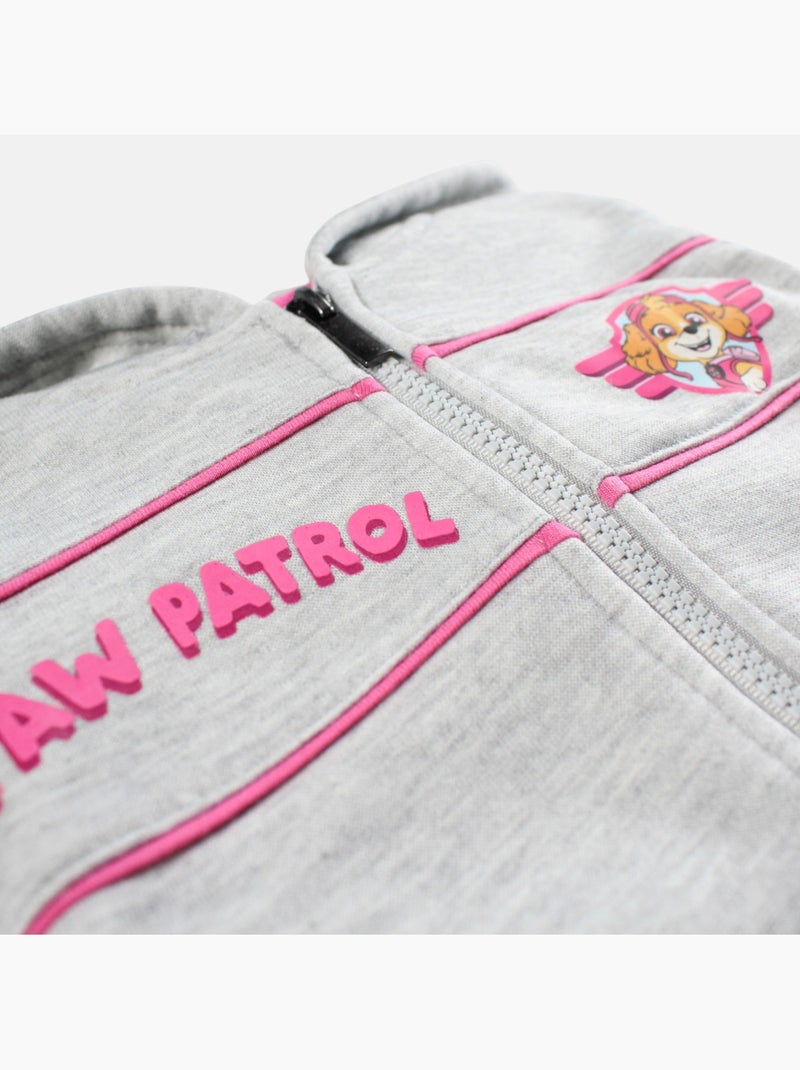 Paw Patrol - Casaco com capuz menina estampado Cinza - Kiabi