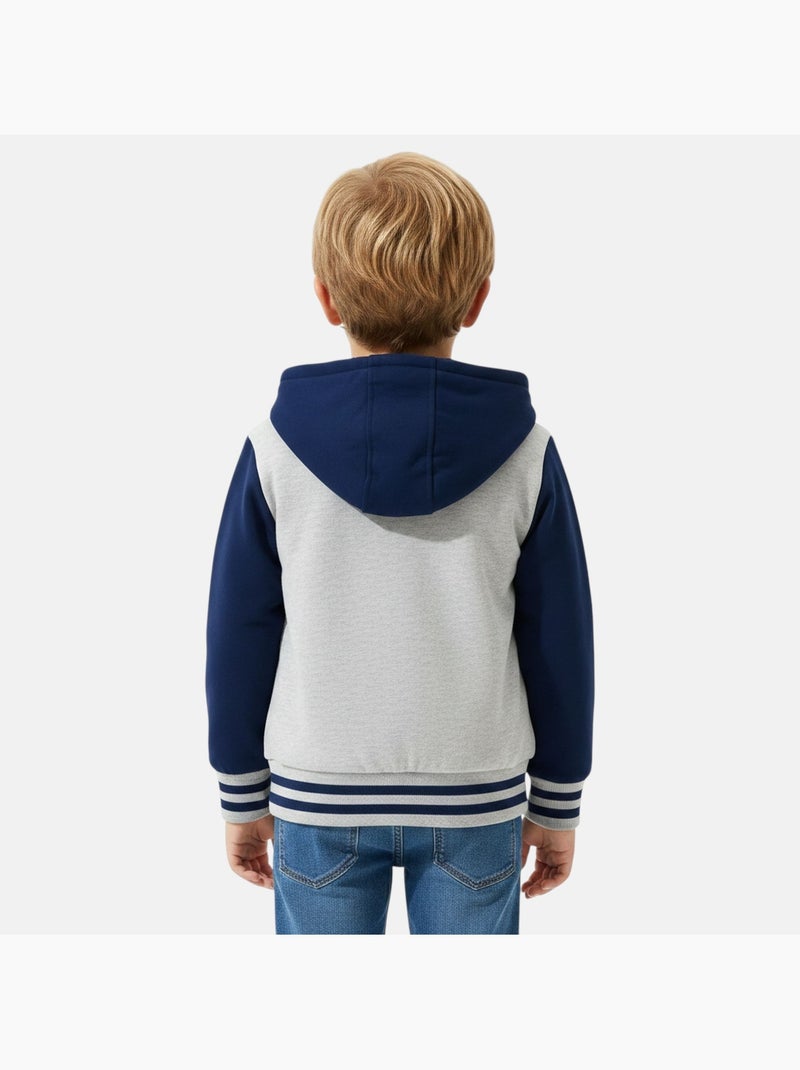 Paw Patrol - Casaco com capuz menino estampado Cinza - Kiabi