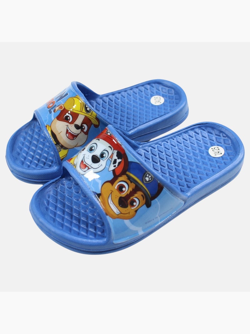 Paw Patrol - Chinelos de banho criança com padrão Azul - Kiabi
