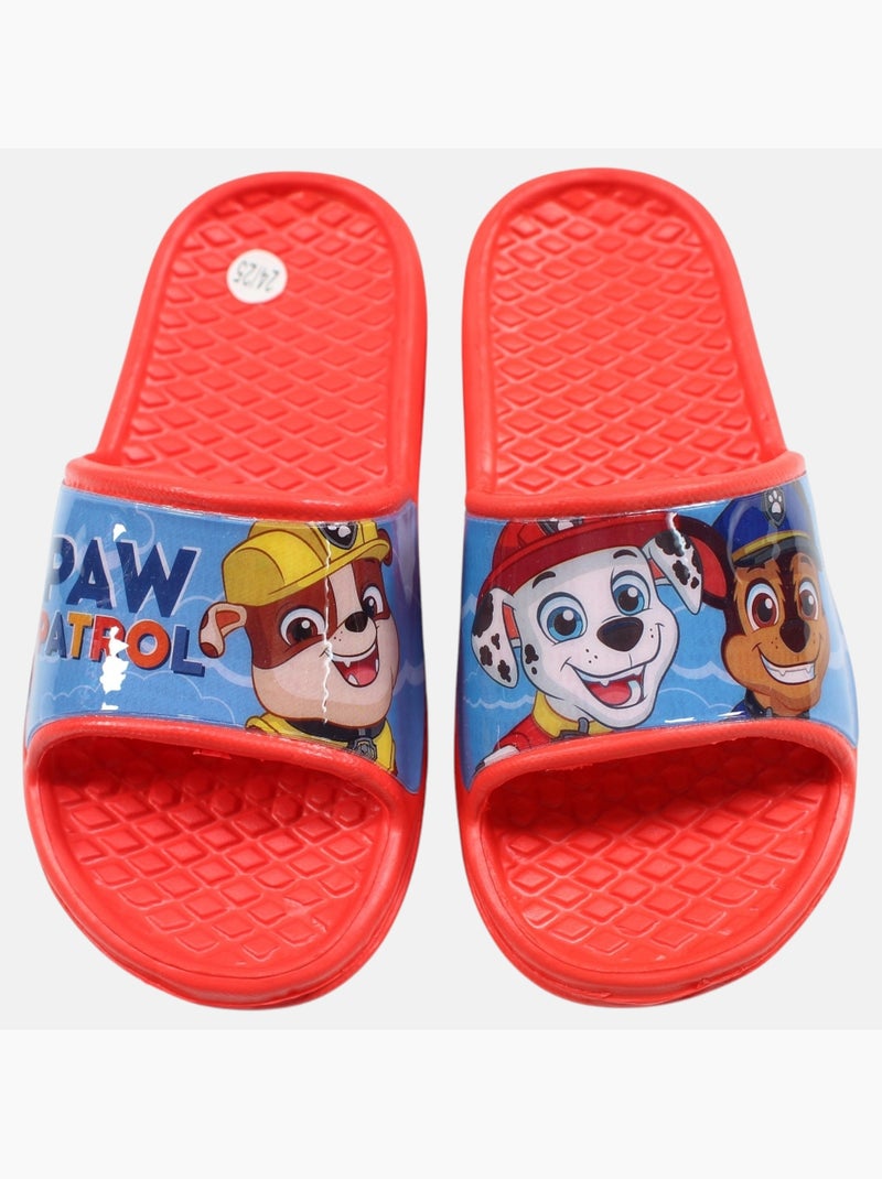 Paw Patrol - Chinelos de banho criança com padrão Vermelho - Kiabi