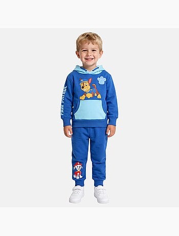 Paw patrol - conjunto composto por casaco com fecho de correr e gola alta e calças de treino