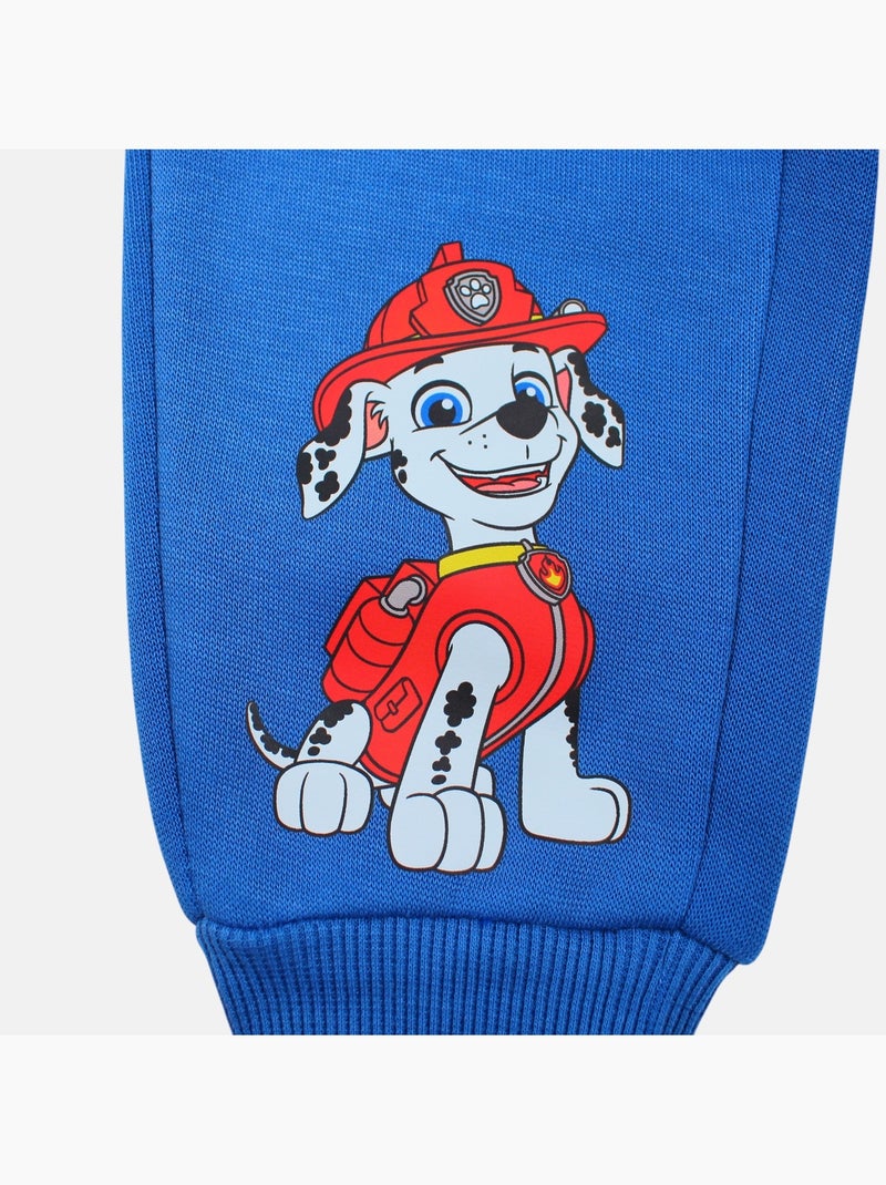 Paw patrol - conjunto composto por casaco com fecho de correr e gola alta e calças de treino Azul - Kiabi