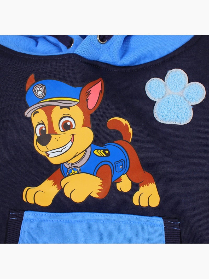 Paw patrol - conjunto composto por casaco com fecho de correr e gola alta e calças de treino Azul-marinho - Kiabi