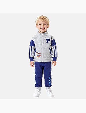 Paw patrol - conjunto composto por casaco com fecho de correr e gola alta e calças de treino