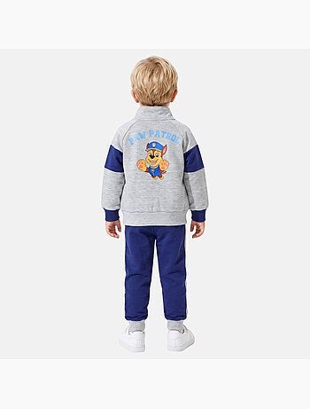 Paw patrol - conjunto composto por casaco com fecho de correr e gola alta e calças de treino