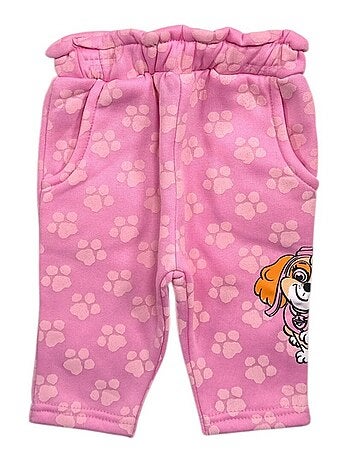 Paw patrol - conjunto de camisola e calças estampadas com folhos